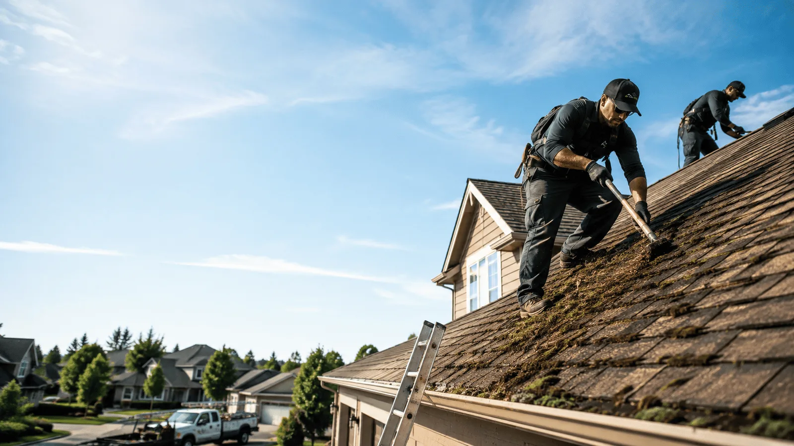 Roof Moss Removal in Mendon, NY near me